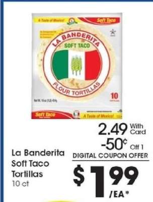 La Banderita Soft Taco Tortillas