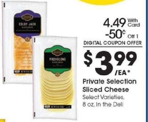 Private Selection Sliced Cheese