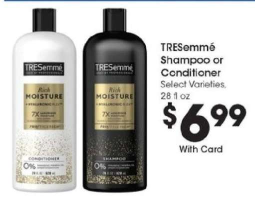 Tresemme Shampoo or Conditioner