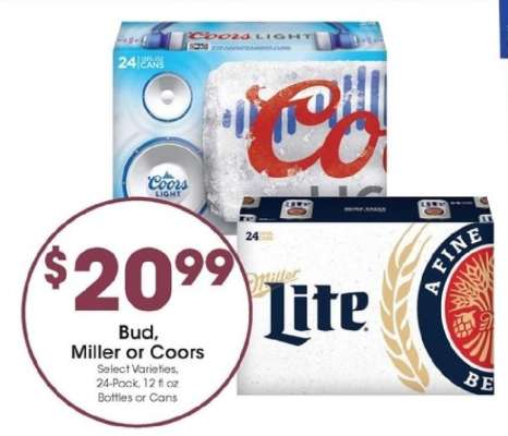Bud, Miller or Coors