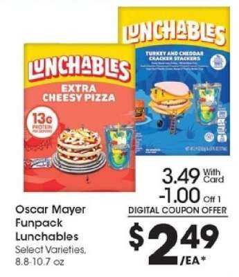 Oscar Mayer Funpack Lunchables