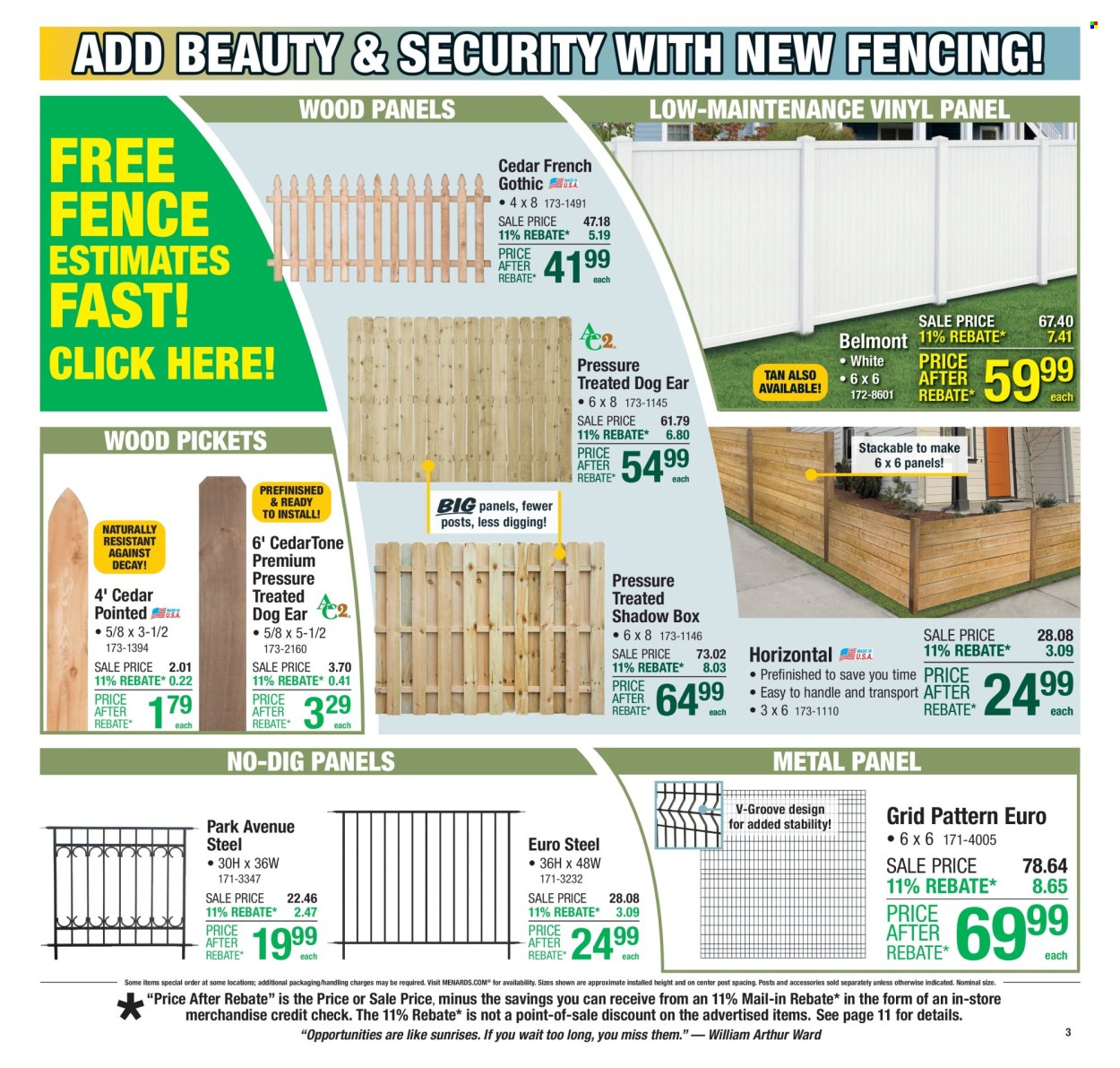 Menards ad - 08/07/2025 - 08/17/2025. Page 4