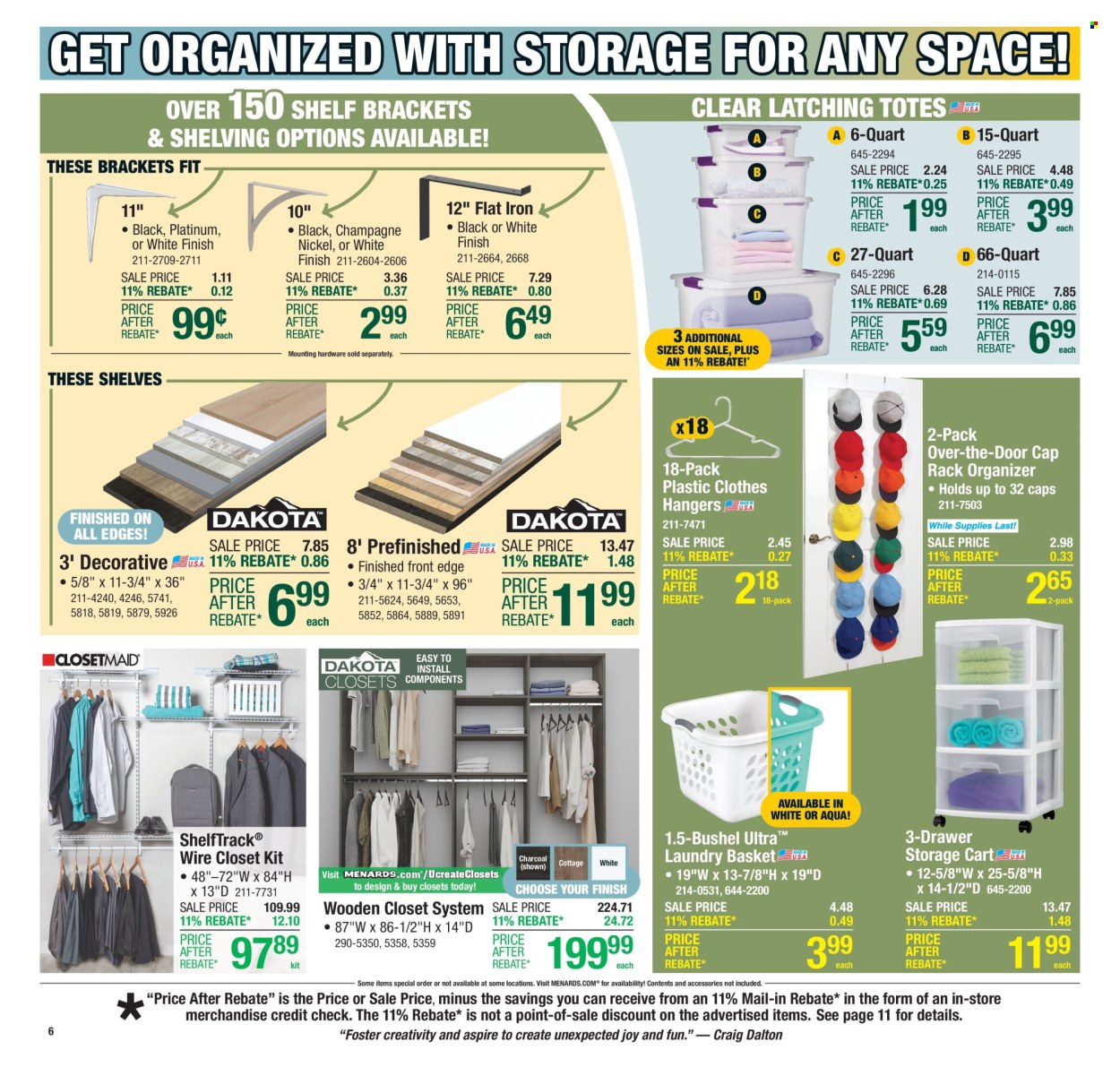 Menards ad - 08/07/2025 - 08/17/2025. Page 9
