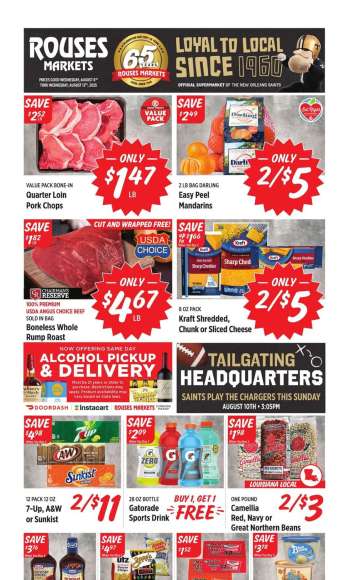 Rouses Markets Flyer - 08/06/2025 - 08/13/2025.
