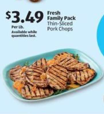 Fresh Family Pack Thin-Sliced Pork Chops