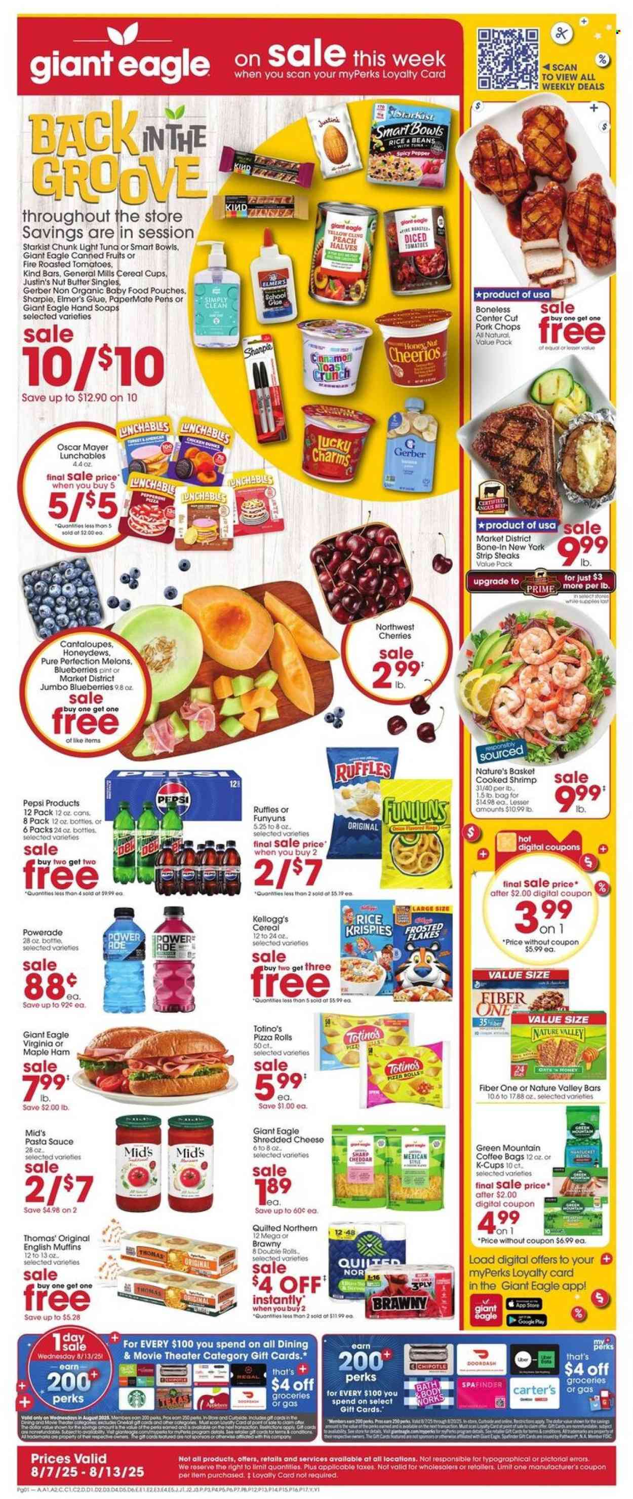Giant Eagle ad - 08/07/2025 - 08/13/2025. Page 1