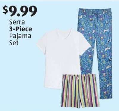 Serra 3-Piece Pajama Set