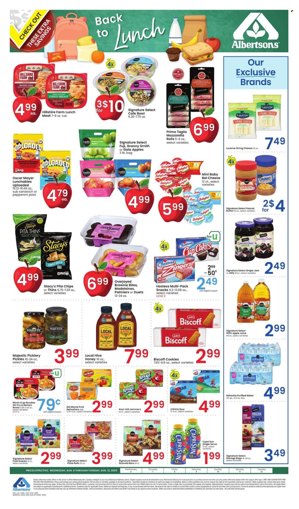 Albertsons ad - 08/06/2025 - 08/12/2025. Page 1