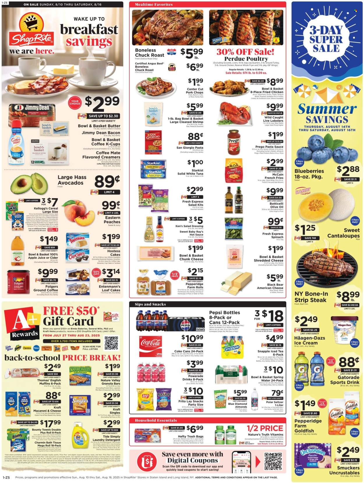 ShopRite ad - 08/10/2025 - 08/16/2025. Page 1