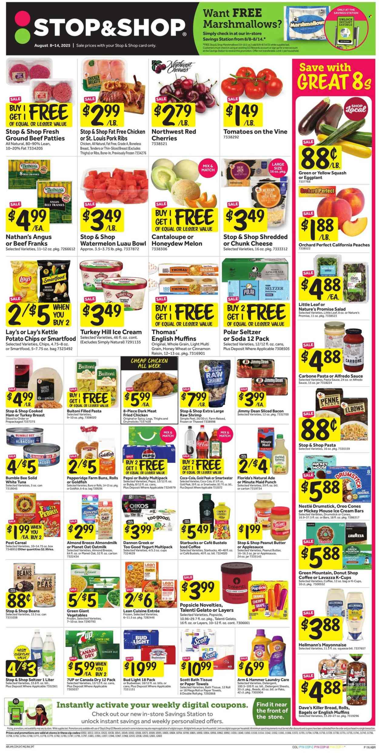 Stop & Shop ad - 08/08/2025 - 08/14/2025. Page 1