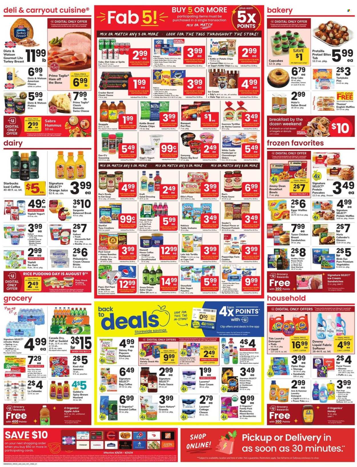 Safeway ad - 08/08/2025 - 08/14/2025. Page 2