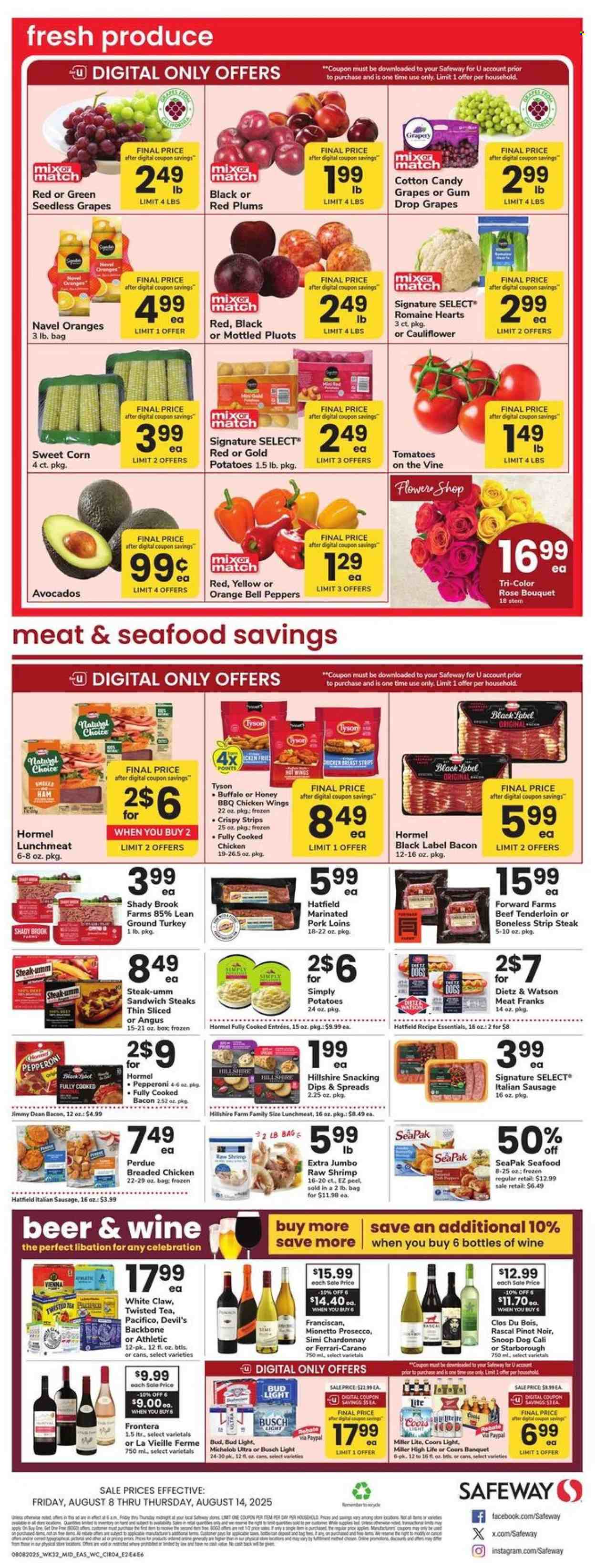 Safeway ad - 08/08/2025 - 08/14/2025. Page 3