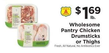 Wholesome Pantry Chicken Drumsticks or Thighs