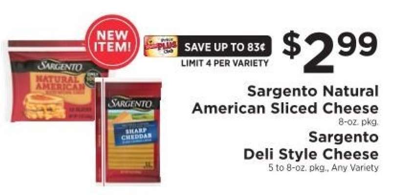 Sargento Natural American Sliced Cheese