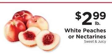 White Peaches or Nectarines