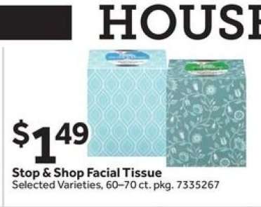 Stop & Shop Facial Tissue