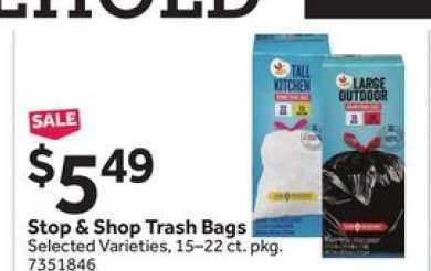 Stop & Shop Trash Bags