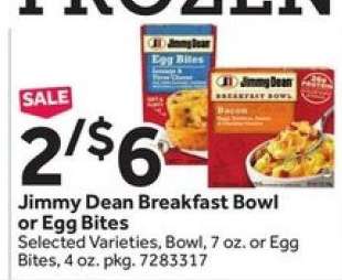 Jimmy Dean Breakfast Bowl or Egg Bites