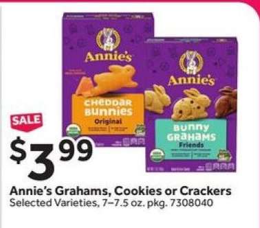 Annie's Grahams, Cookies or Crackers