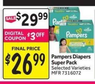 Pampers Diapers Super Pack