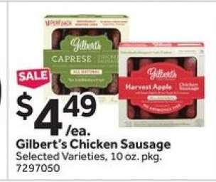 Gilbert's Chicken Sausage