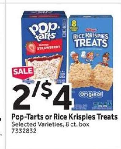 Pop-Tarts or Rice Krispies Treats