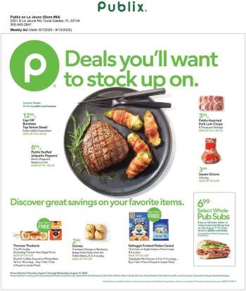 Publix Flyer - 08/07/2025 - 08/13/2025.