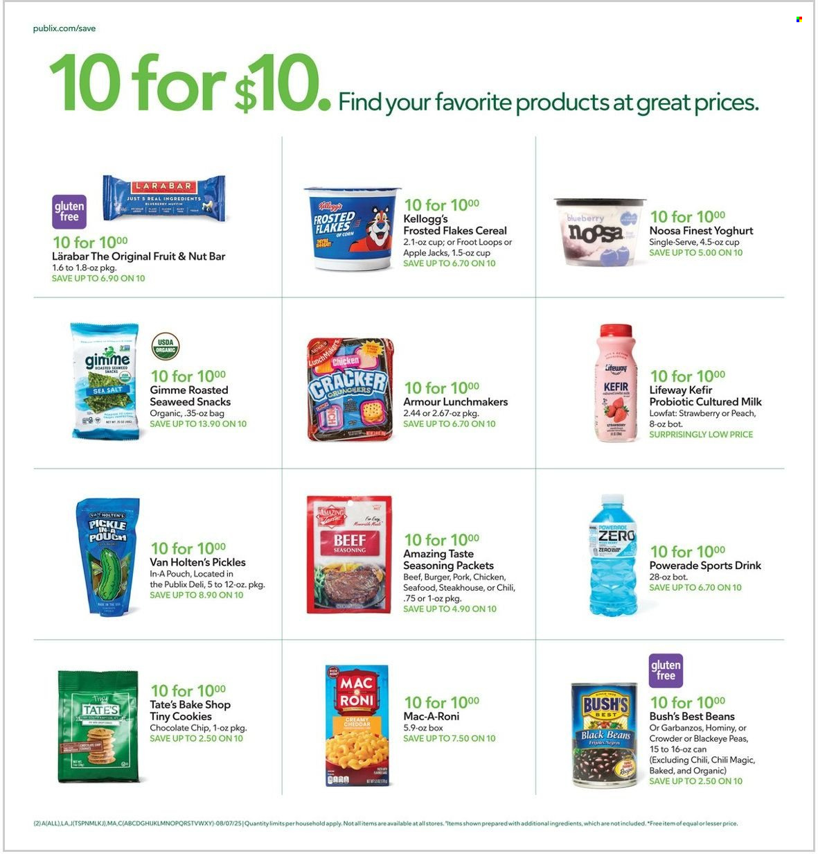 Publix ad - 08/07/2025 - 08/13/2025. Page 2