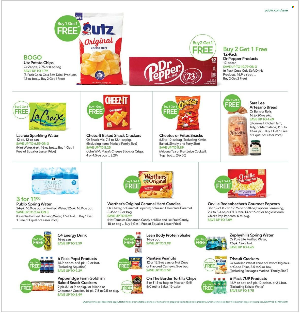 Publix ad - 08/07/2025 - 08/13/2025. Page 11