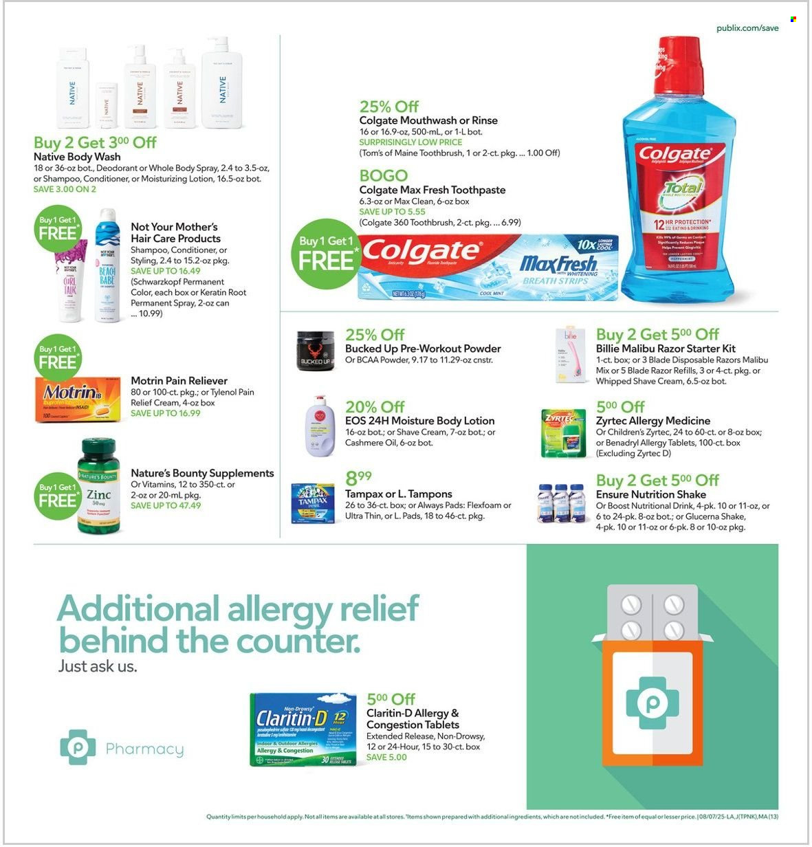 Publix ad - 08/07/2025 - 08/13/2025. Page 13