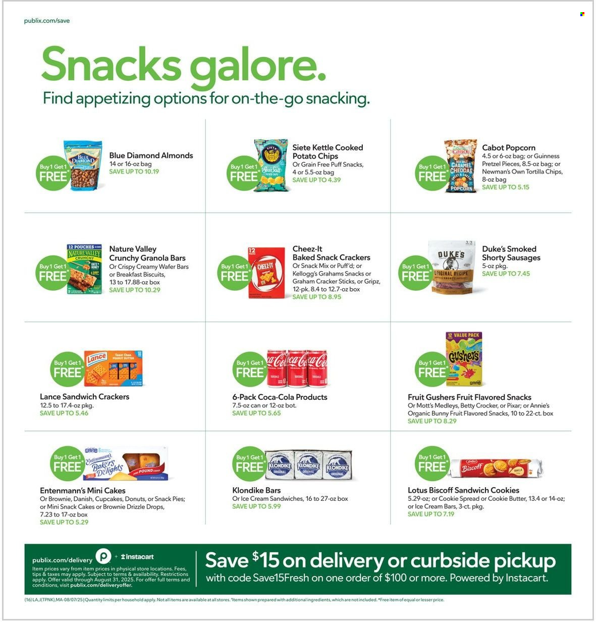 Publix ad - 08/07/2025 - 08/13/2025. Page 16