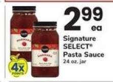 Signature Select Pasta Sauce