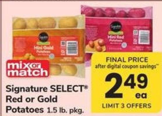 Signature Select Red or Gold Potatoes