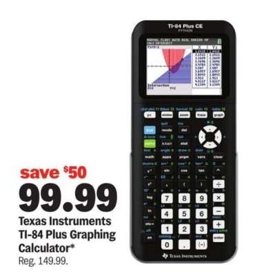 Texas Instruments TI-84 Plus Graphing Calculator*
