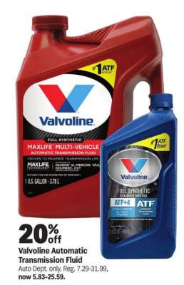 Valvoline Automatic Transmission Fluid