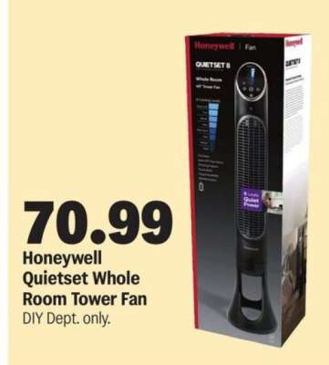 Honeywell Quietset Whole Room Tower Fan*