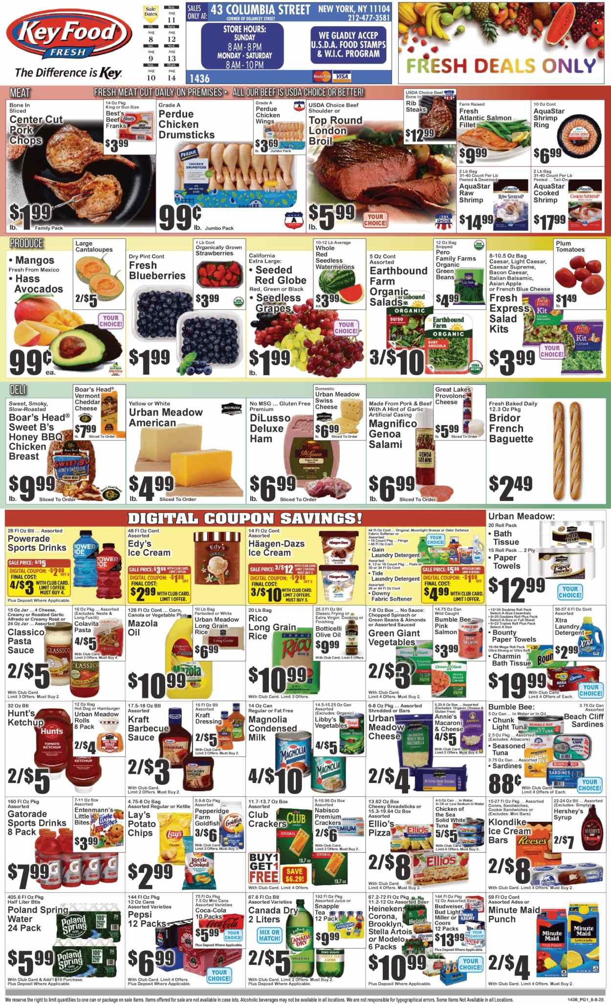 Key Food ad - 08/08/2025 - 08/14/2025. Page 1