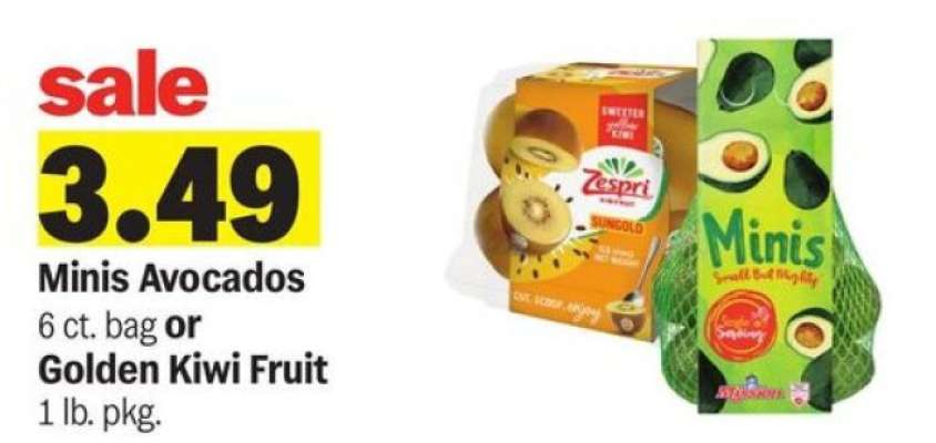 Minis Avocados or Golden Kiwi Fruit