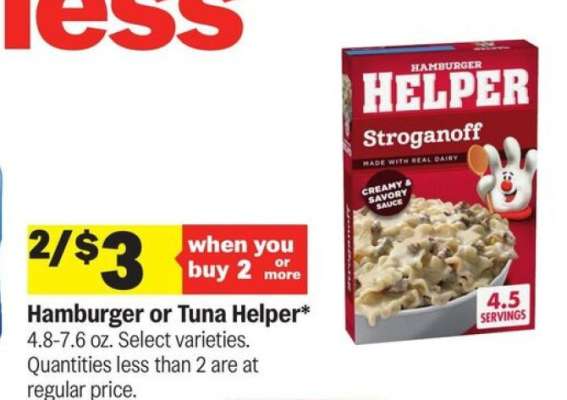 Hamburger or Tuna Helper