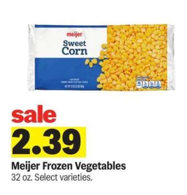 Meijer Frozen Vegetables