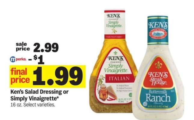 Ken's Salad Dressing or Simply Vinaigrette