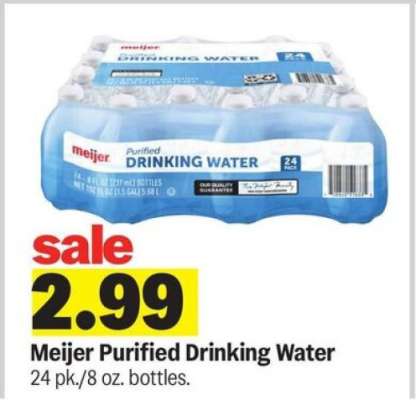 Meijer Purified Drinking Water