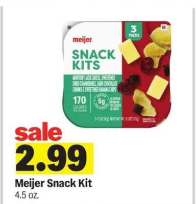 Meijer Snack Kit