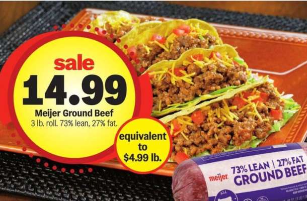 Meijer Ground Beef*