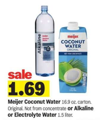 Meijer Coconut Water