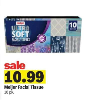 Meijer Facial Tissue*