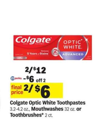 Colgate Optic White Toothpastes