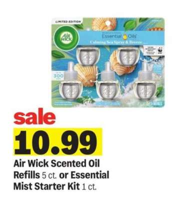 Air Wick Scented Oil Refills or Essential Mist Starter Kit