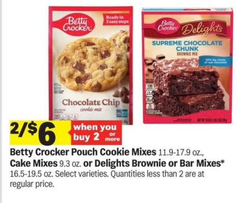 Betty Crocker Mixes