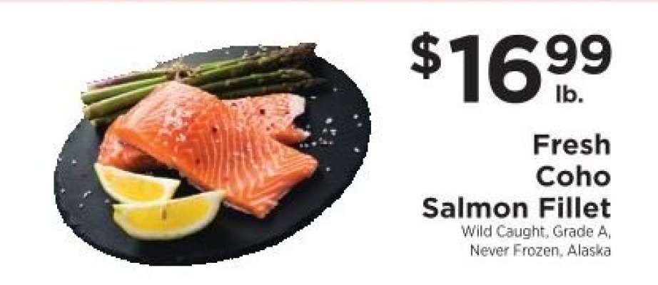 Fresh Coho Salmon Fillet